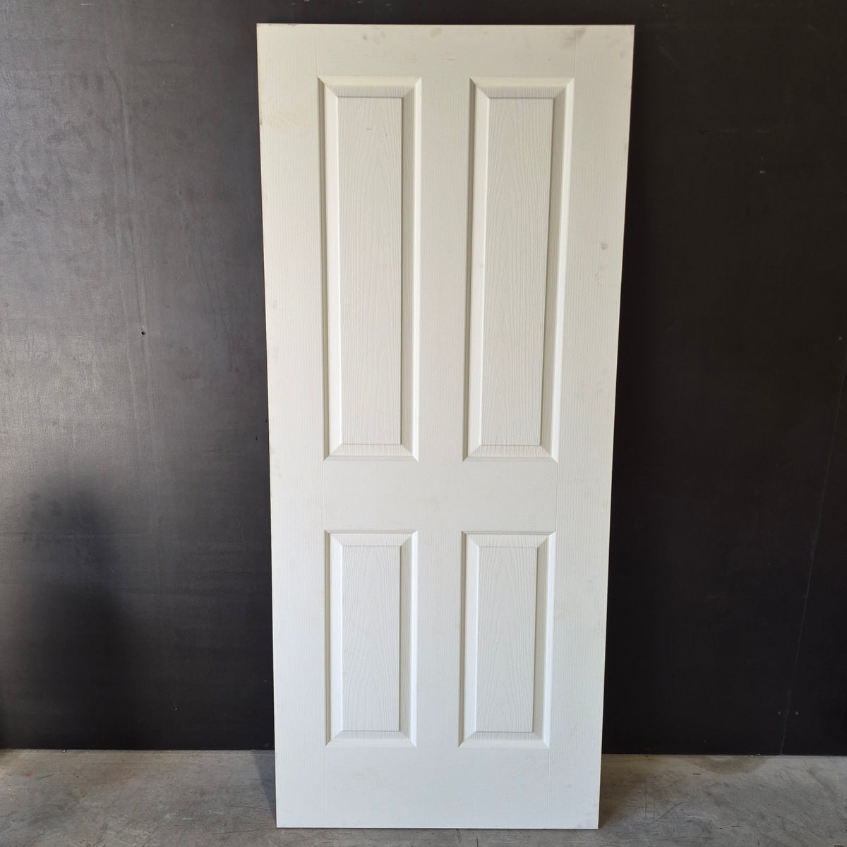 Internal Timber Door - 2040h x 870w Hollow Core Internal Door w/ Pattern *Factory 2nd* 10741