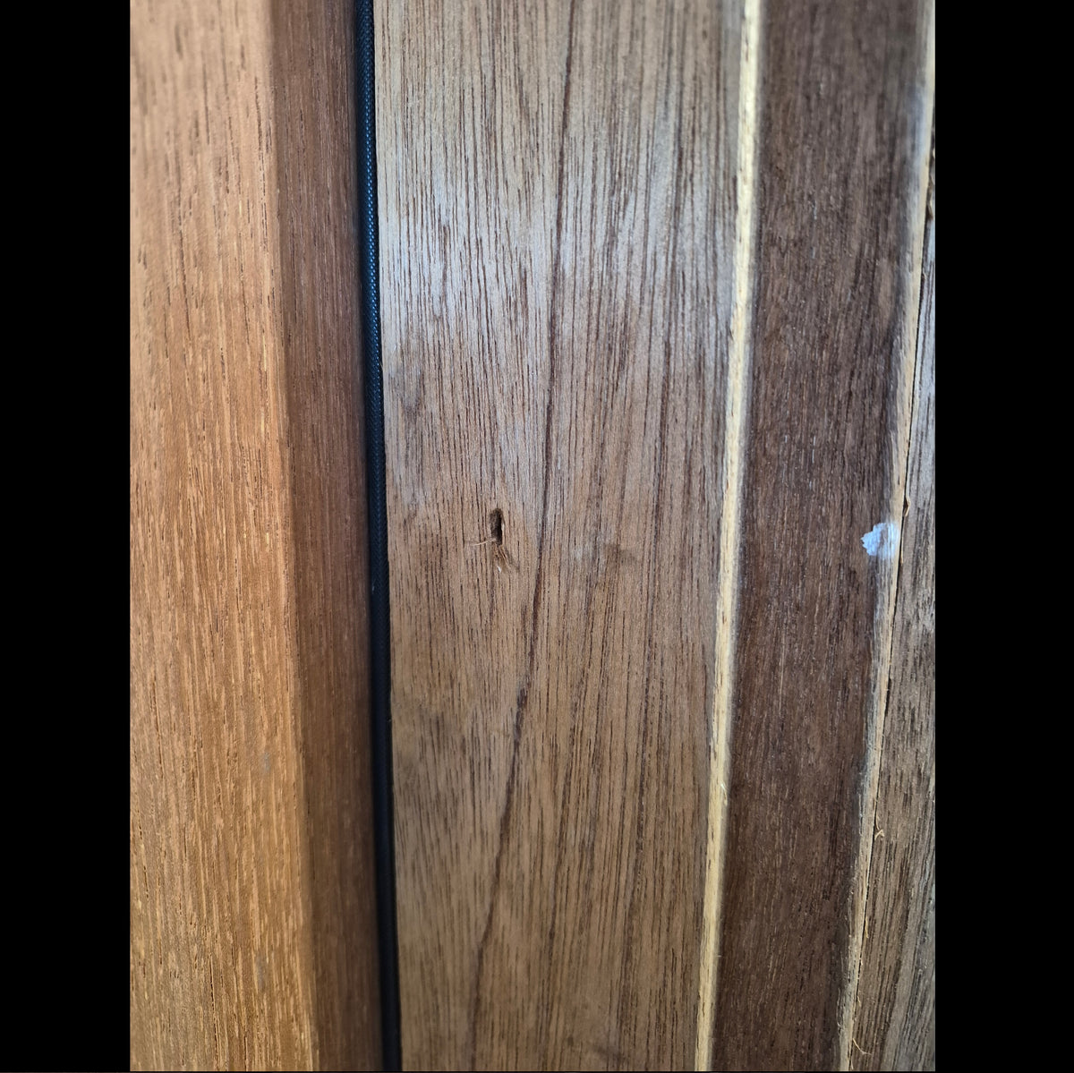 Timber Entry Door - Pre-Hung in a 2105h x 887w Frame w/ 5 x Obscure Glass (SUN AL) *Factory 2nd* 10742