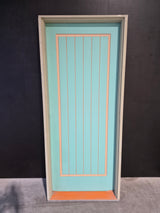 Timber Entry Door - Pre-Hung in a 2095h x 887w Frame w/ Pattern Both Sides (XV18) *Factory 2nd* 10743