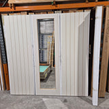 Sliding Wardrobe Set Up - 3 x 2040h x 620w Doors + Tracks To Suit *Factory 2nd* SKU: 10745