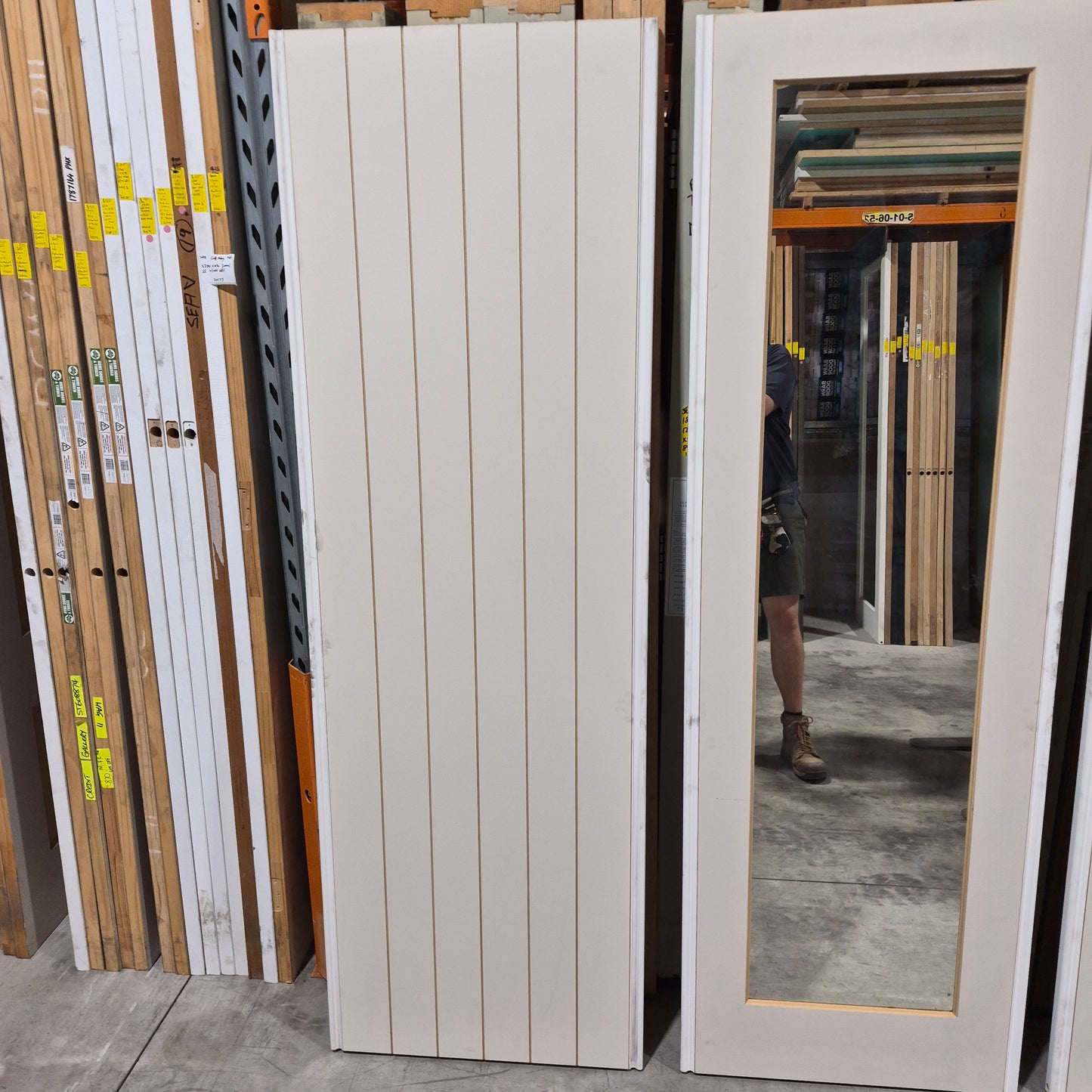 Sliding Wardrobe Set Up - 3 x 2040h x 620w Doors + Tracks To Suit *Factory 2nd* SKU: 10745