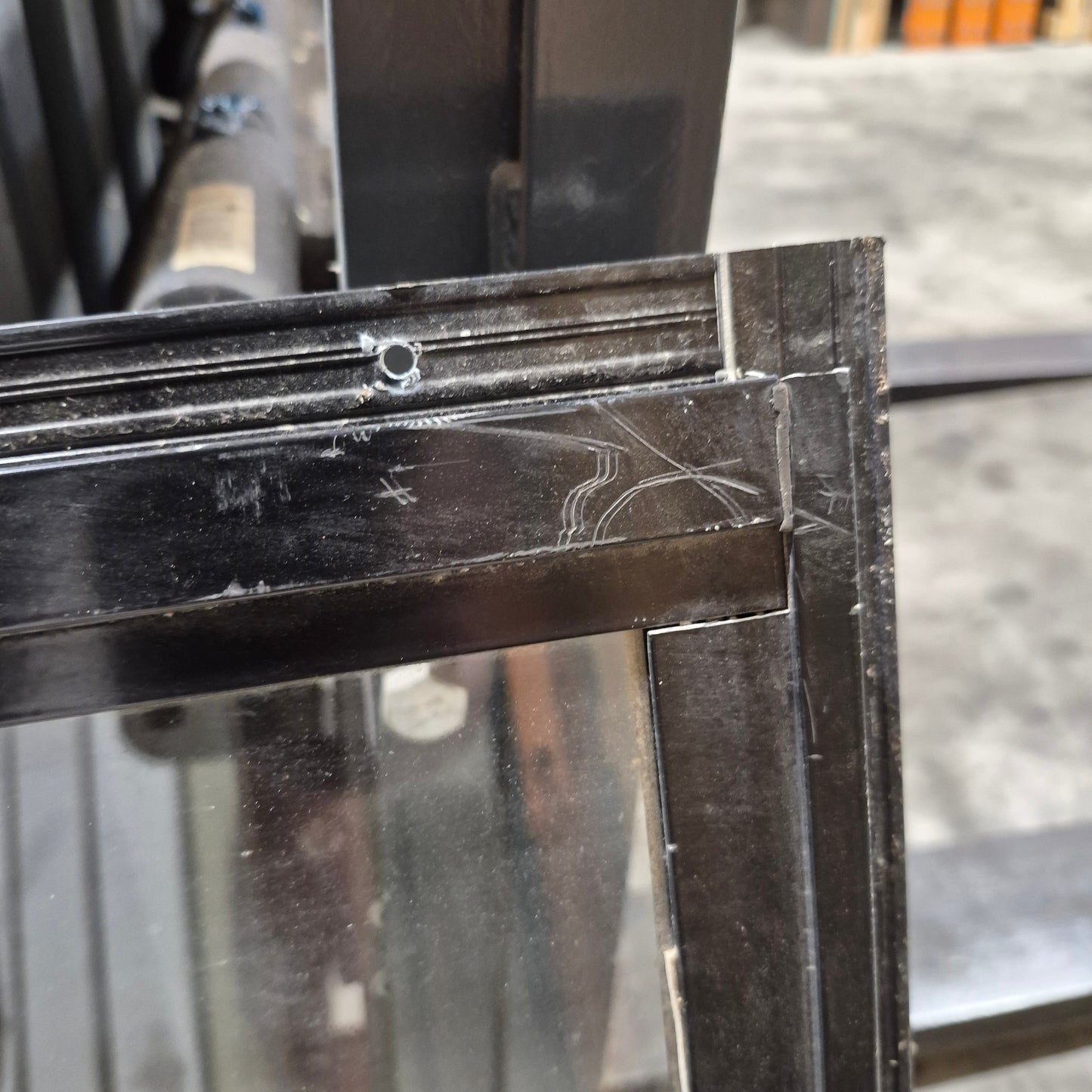 Sliding Window - 600h x 1800w Black w/ Clear Glass *Factory 2nd* SKU: 10746