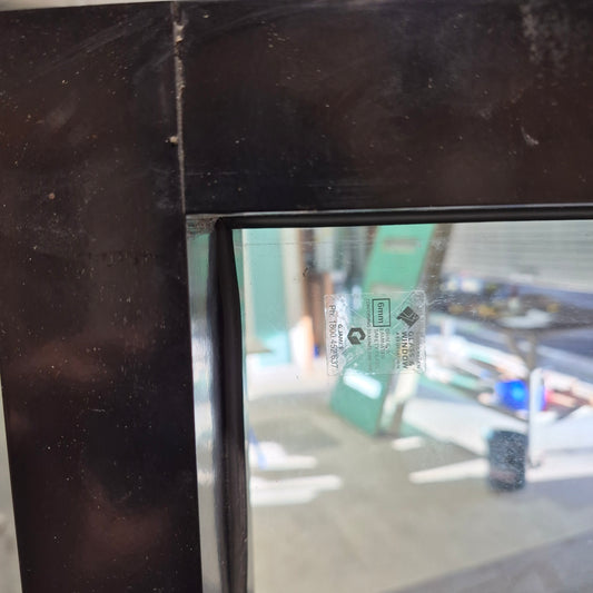 Fixed Window - 1800h x 1200w Black w/ Laminated Clear Glass *Factory 2nd* SKU: 10748