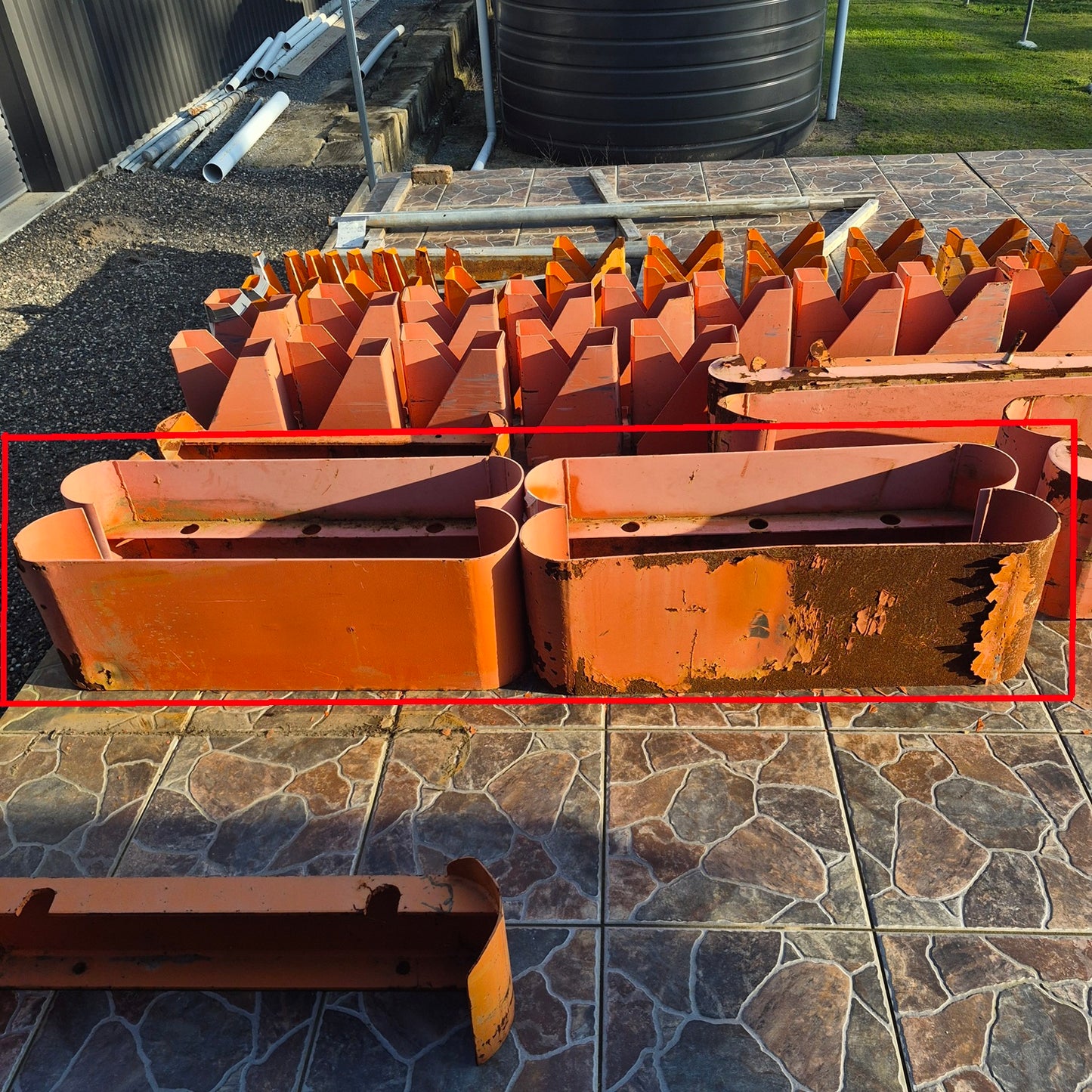 Pallet Racking End Protector - 965mm Wide x 400mm High - Single Bay Protector *2nd Hand* SKU: 10764