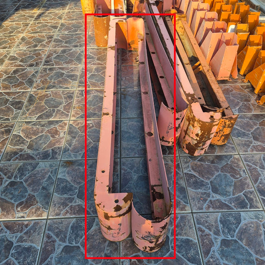 Pallet Racking End Protector - 2410mm Wide x 400mm High - Double Bay Protector *2nd Hand* SKU: 10766