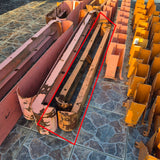 Pallet Racking End Protector - 2185mm Wide x 230mm High - Double Bay Protector *2nd Hand* SKU: 10767