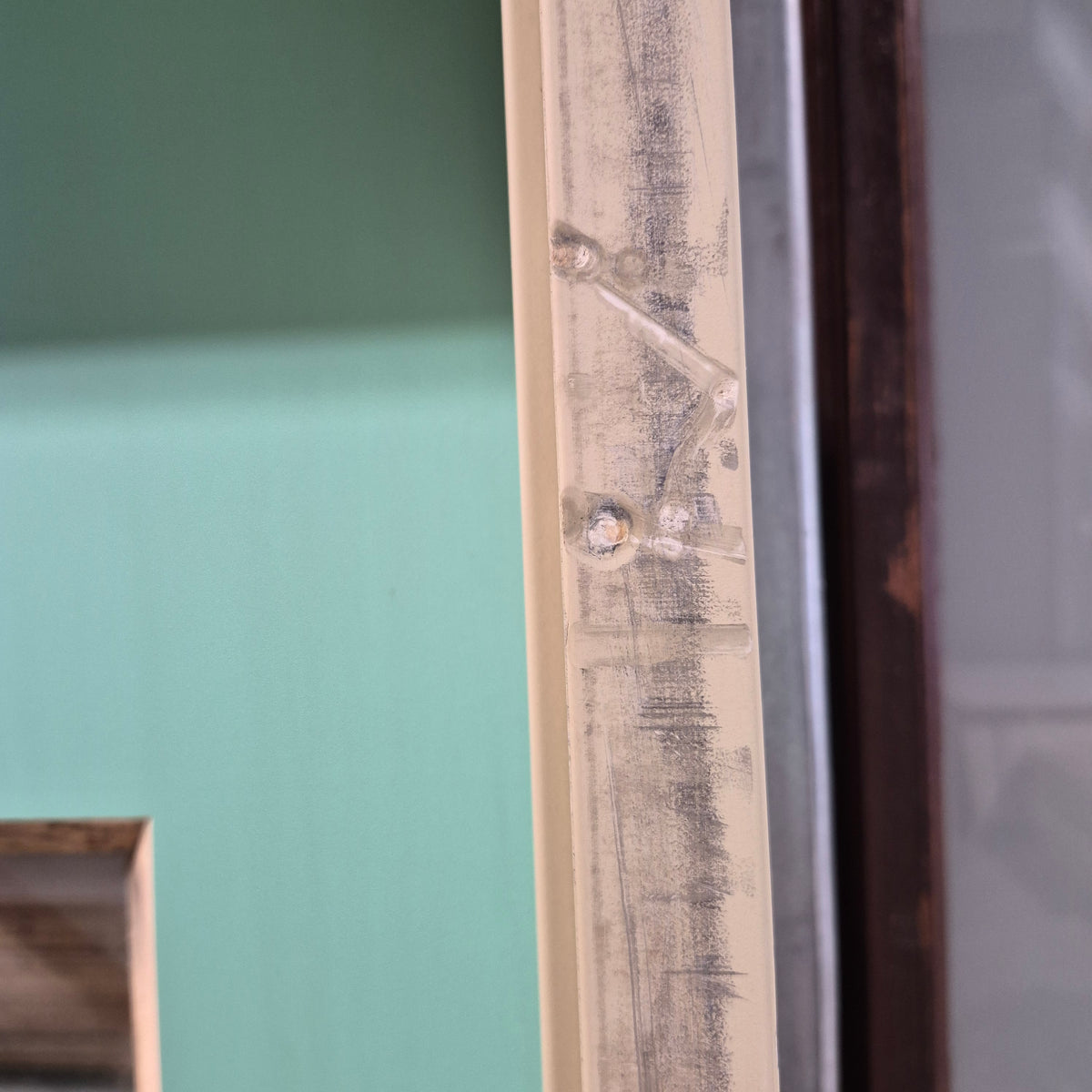 Timber Entry Door - Pre-Hung in a 2130h x 887w Frame w/ 4 x Clear Glass (XN5) *Factory 2nd* 10773