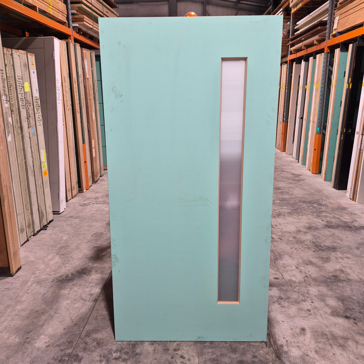 Timber Entry Door - 2040h x 1020w Solid Core w/ 1 x Obscure Glass *Factory 2nd* SKU: 10779