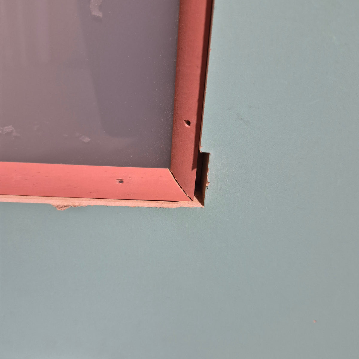 Timber Entry Door - 2040h x 1020w Solid Core w/ 1 x Obscure Glass *Factory 2nd* SKU: 10779