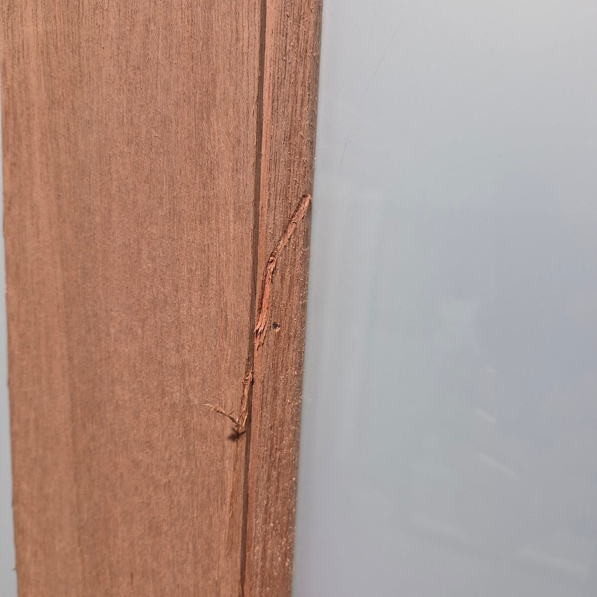 Timber Entry Door - 2340h x 1200w Solid Core w/ 4 x Obscure Glass *Factory 2nd* SKU: 10785