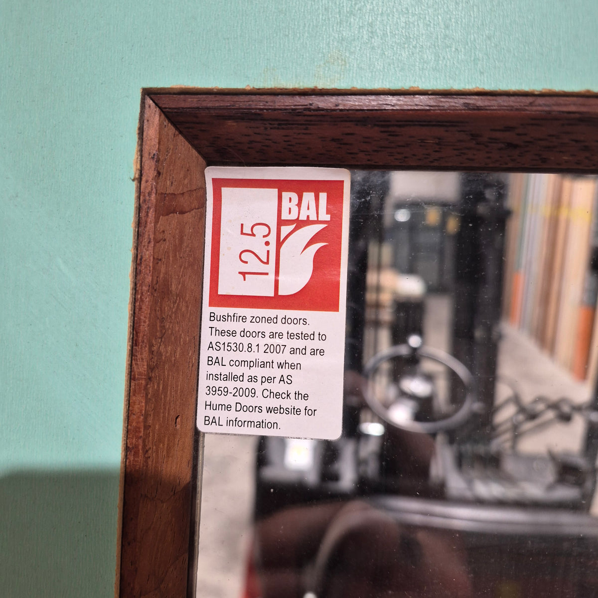 Timber Entry Door - Pre-Hung in a 2095h x 887w Frame w/ 1 x Clear Glass (XF3) *Factory 2nd* 10790