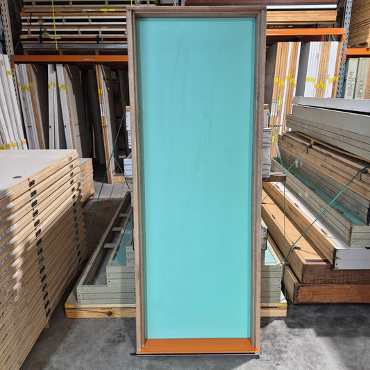Timber Entry Door - Pre-Hung in a 2095h x 787w Frame w/ Solid Core + Plain Finish *Factory 2nd* 10792