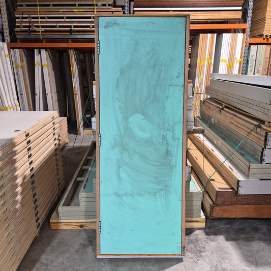 Timber Entry Door - Pre-Hung in a 2095h x 787w Frame w/ Solid Core + Plain Finish *Factory 2nd* 10792