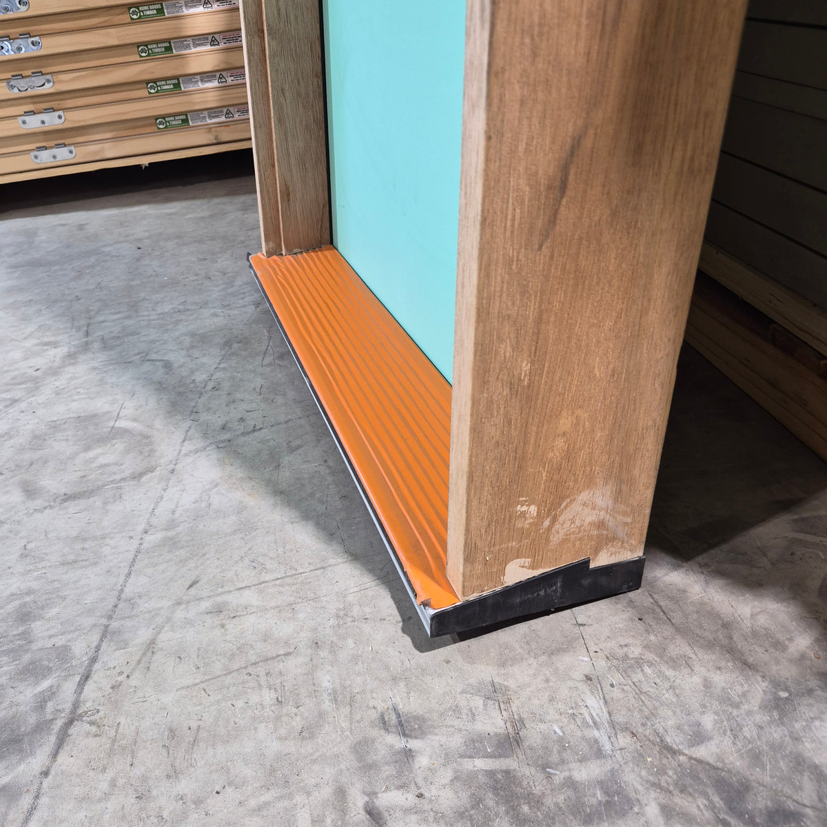 Timber Entry Door - Pre-Hung in a 2095h x 787w Frame w/ Solid Core + Plain Finish *Factory 2nd* 10792