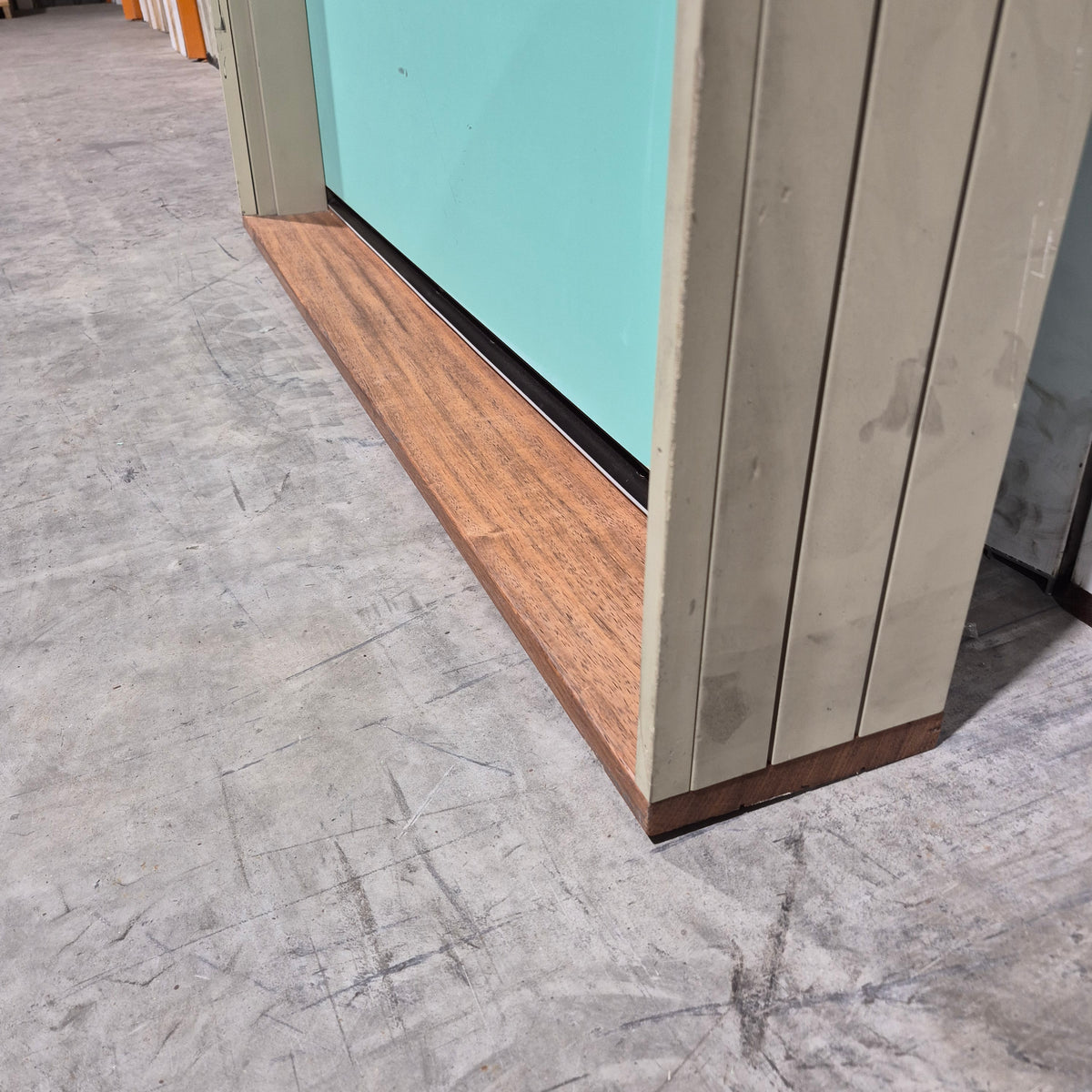 Timber Entry Door - Pre-Hung in a 2130h x 1267w Frame w/ 4 x Obscure Glass (XN5) *Factory 2nd* 10794