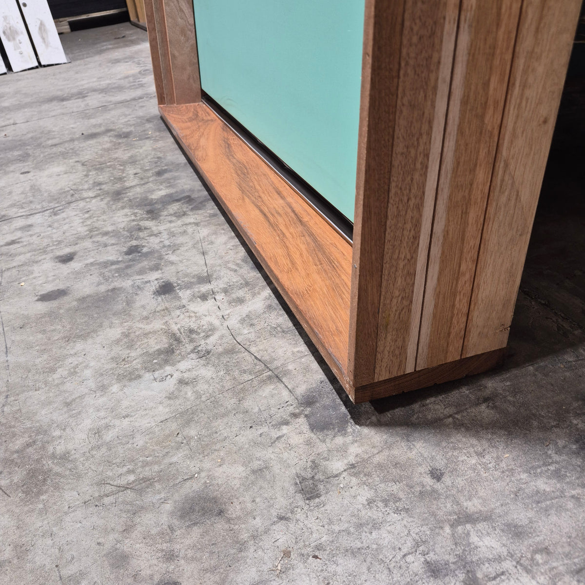 Timber Entry Door - Pre-Hung in a 2130h x 1267w Frame w/ 4 x Obscure Glass (XN5) *Factory 2nd* 10795