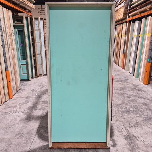 Timber Entry Door - Pre-Hung in a 2115h x 937w Frame w/ Plain Solid Core Door *Factory 2nd* 10796
