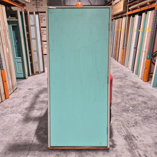 Timber Entry Door - Pre-Hung in a 2115h x 937w Frame w/ Plain Solid Core Door *Factory 2nd* 10796
