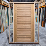 Timber Entry Door - Pivot Door Hung in a 2450h x 1800w Frame w/ Sidelites *Factory 2nd* 10801