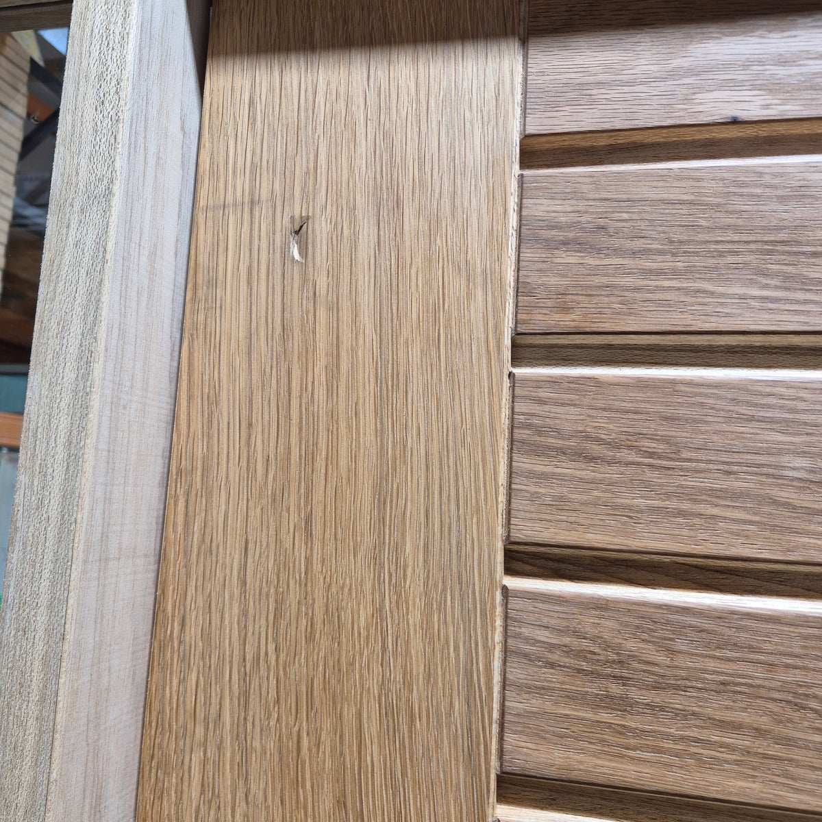 Timber Entry Door - Pivot Door Hung in a 2450h x 1800w Frame w/ Sidelites *Factory 2nd* 10801