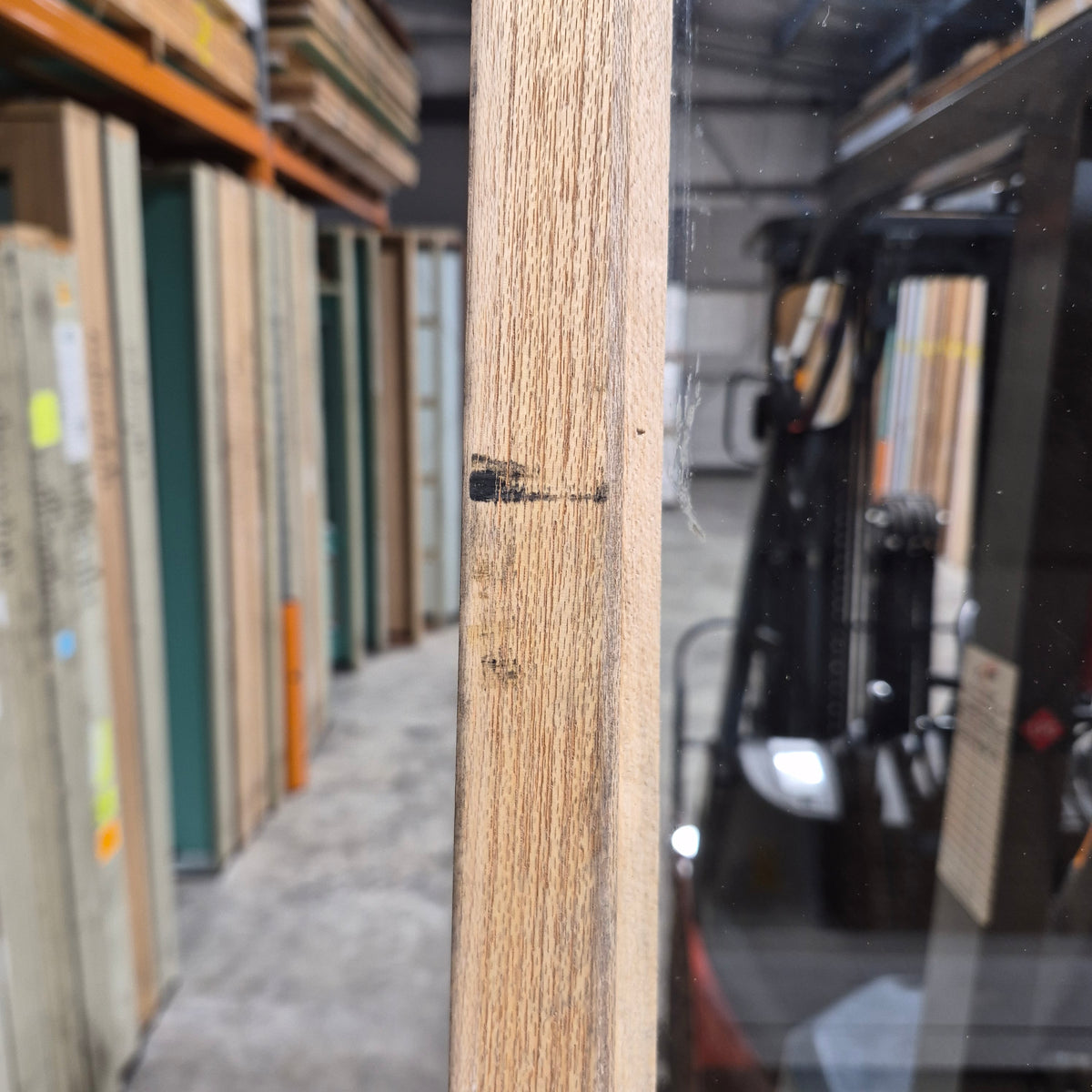 Timber Entry Door - Pivot Door Hung in a 2450h x 1800w Frame w/ Sidelites *Factory 2nd* 10801