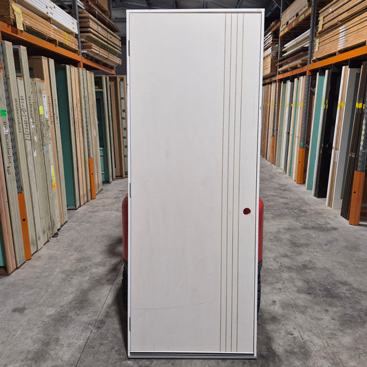 Internal Timber Door - 2340h x 870w Hollow Core, Pre-Hung in a 2395h x 914w Frame *Factory 2nd* 10802