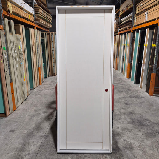 Internal Timber Door - 2340h x 870w Hollow Core, Pre-Hung in a 2390h x 912w Frame *Factory 2nd* 10803