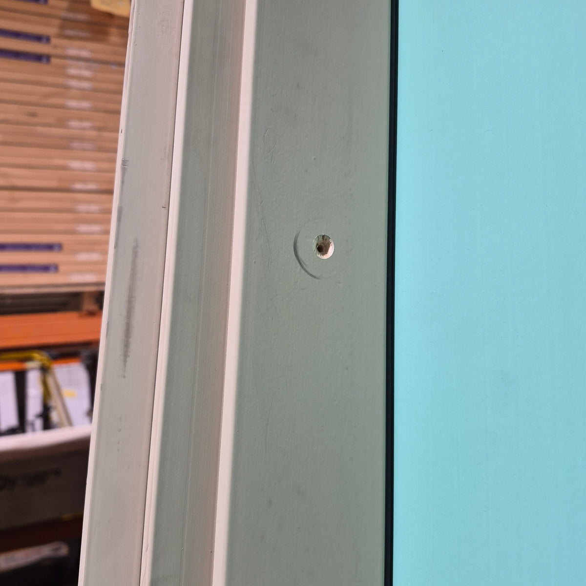 Timber Entry Door - Pre-Hung in a 2402h x 987w Frame w/ Plain Solid Core Door *Factory 2nd* 10809
