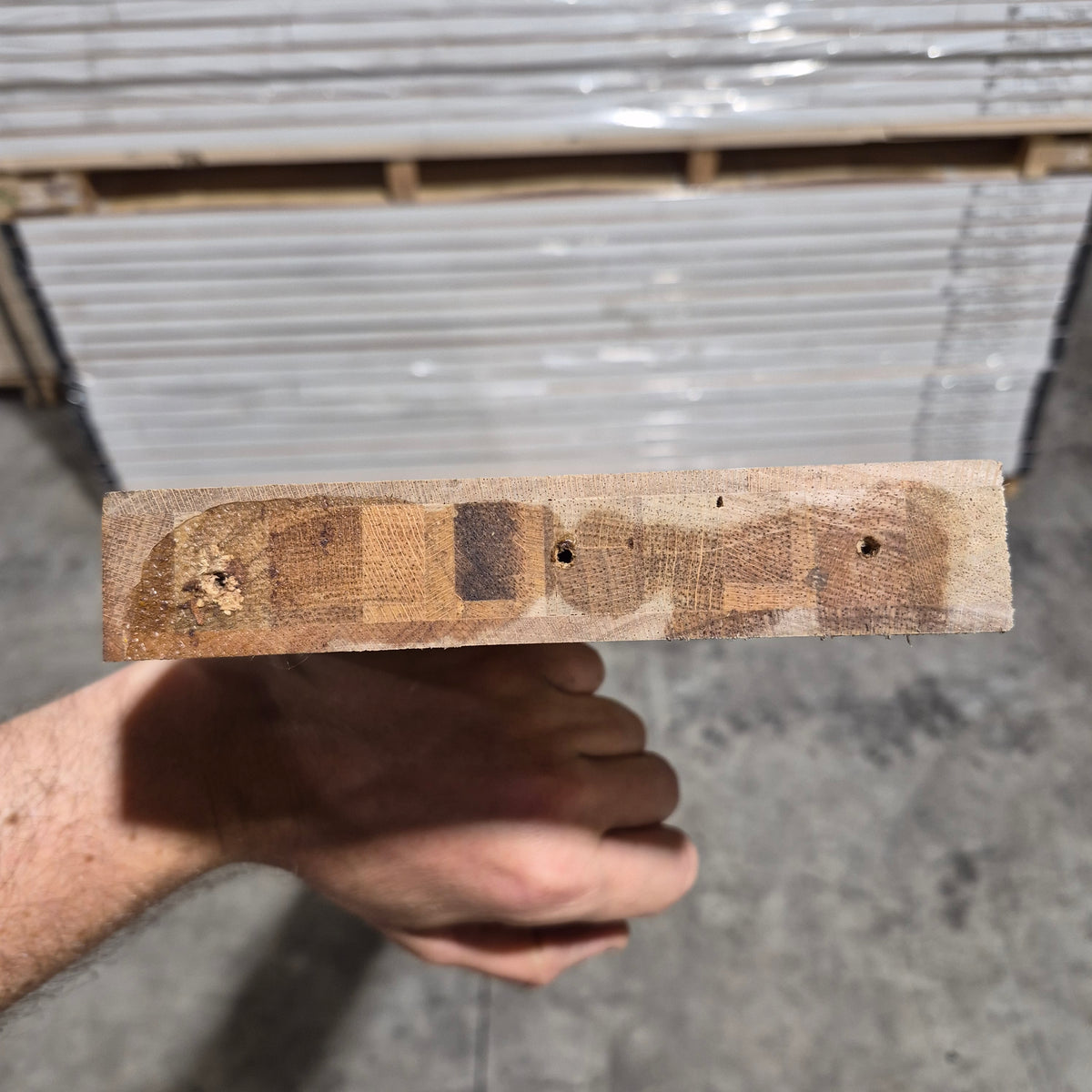 Meranti Timber - 2080mm Long x 158mm Wide x 30mm Thick Length of Engineered Meranti *Factory 2nd* 10815
