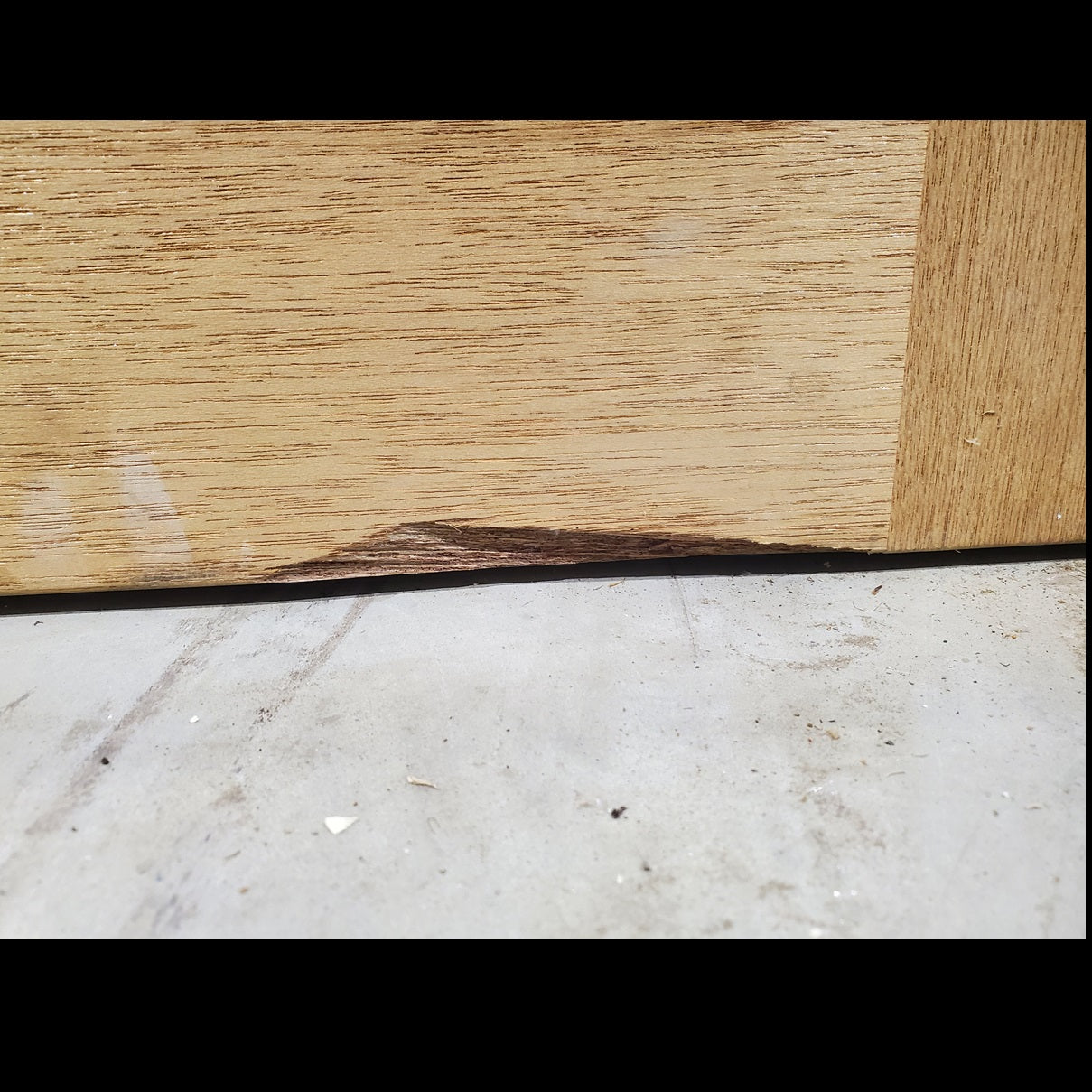 Timber Entry Door - 2340h x 1200w Solid Core w/ 6 x Clear Glass *Factory 2nd* 20025