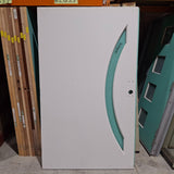 Timber Entry Door - 2040h x 1200w Solid Core Door w/ 1 x Obscure Glass (XN6) *Ex-Display* 20158