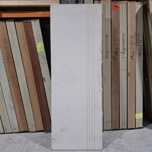 Timber Door - 2340h x 820w Hollow Core Internal Timber Door Routered (HAG9) *Factory 2nd* 20166