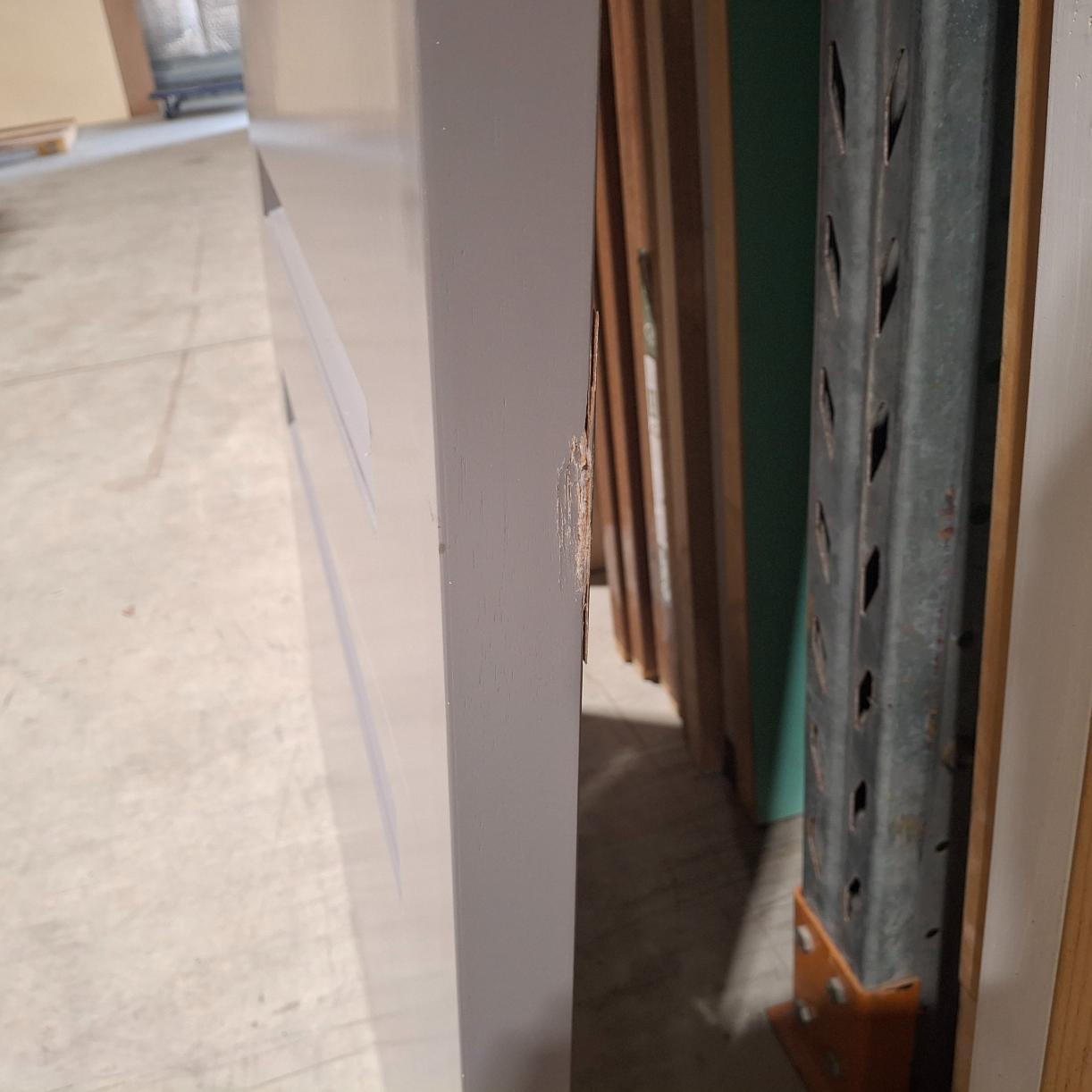 Timber Entry Door - 2040h x 820w Solid Core w/ 8 x Obscure Glass (VER8) *Ex-Display* SKU: 20216