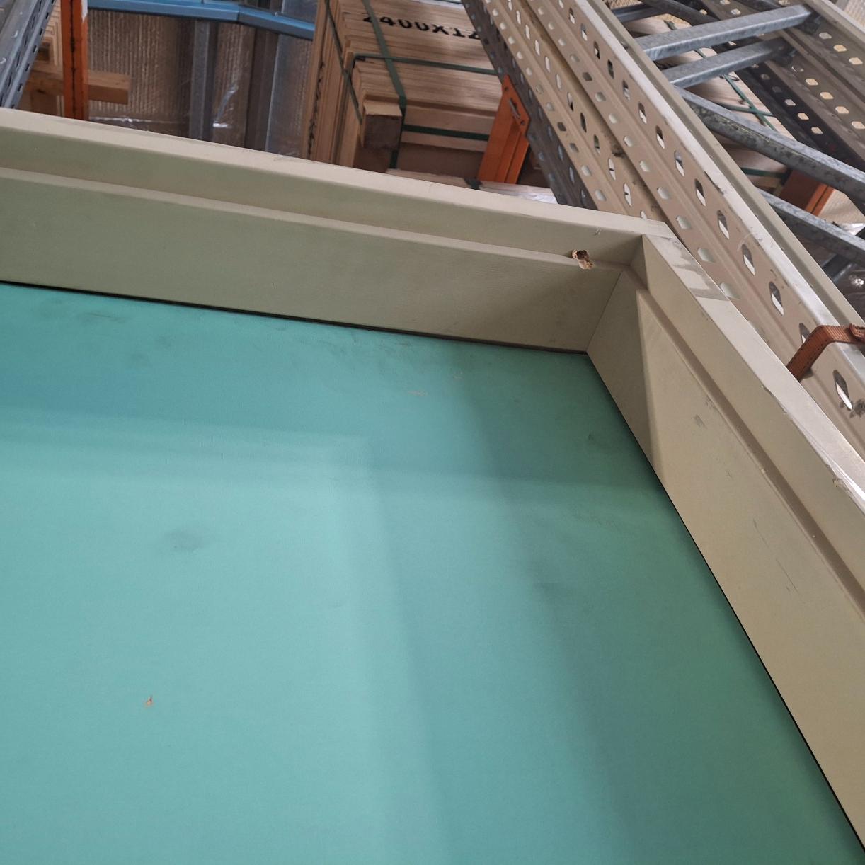 Timber Entry Door - Pre-Hung in a 2430h x 990w Frame w/ 1 x Clear Glass (XN1) *Factory 2nd* 20224