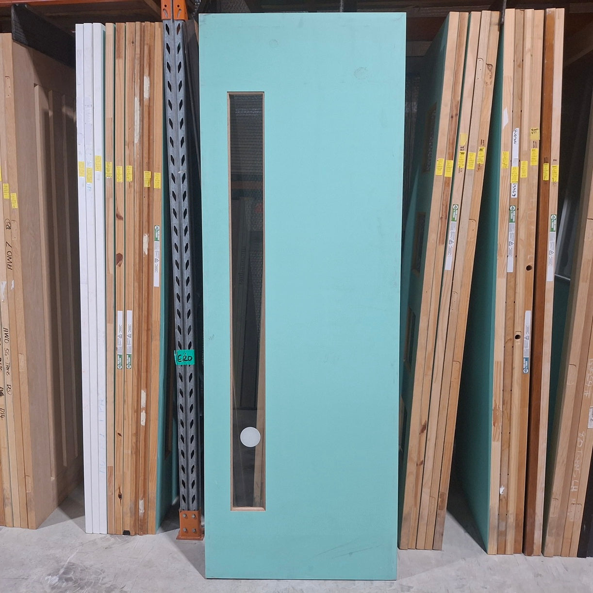 Timber Entry Door - 2340h x 820w Solid Core w/ 1 x Clear Glass (XN1) *Factory 2nd* SKU: 20239