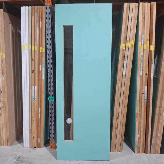 Timber Entry Door - 2340h x 820w Solid Core w/ 1 x Clear Glass (XN1) *Factory 2nd* SKU: 20239