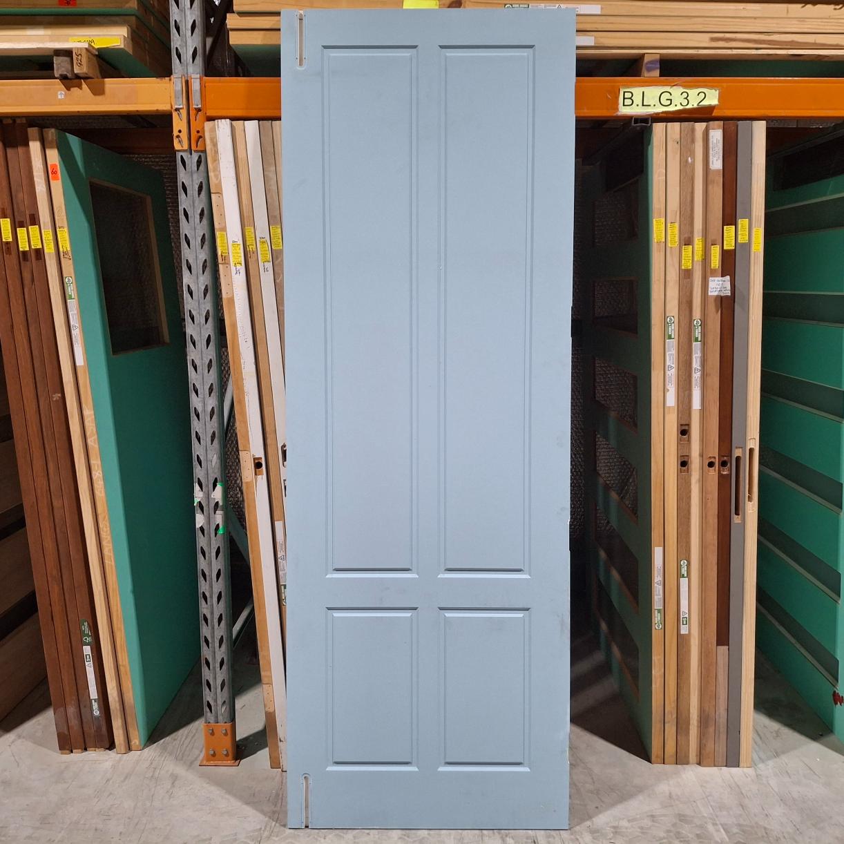 Timber Entry Door - 2340h x 820w Solid Core w/ Pattern (XVP11) *Factory 2nd* SKU: 20248