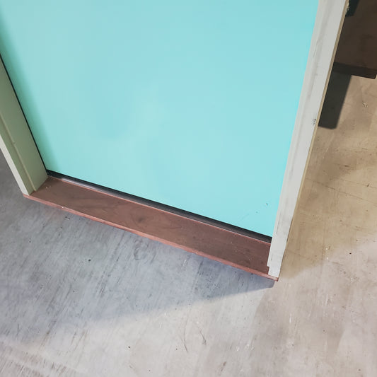 Timber Entry Door - Pre-Hung in a 2430h x 887w Frame Hollow Core Plain Door *Factory 2nd* 30461