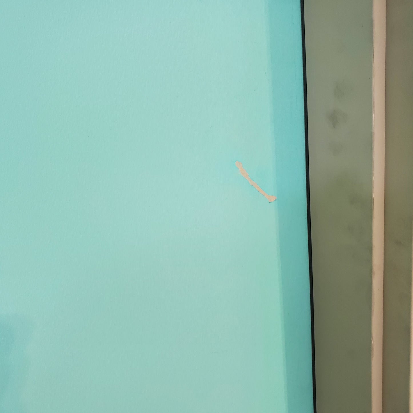 Timber Entry Door - Pre-Hung in a 2430h x 887w Frame Hollow Core Plain Door *Factory 2nd* 30461