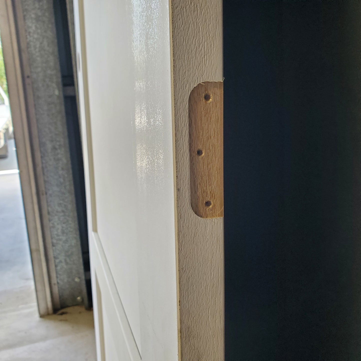 Internal Timber Door - 2340h x 870w Semi-Solid Core w/ 3 x Infill Panels  (PMOD10) *Factory 2nd* 30471