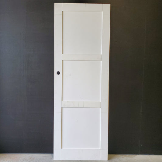 Internal Timber Door - 2340h x 820w Semi-Solid Core w/ 3 X Infil Panels  (PMOD10) *Factory 2nd* 30472