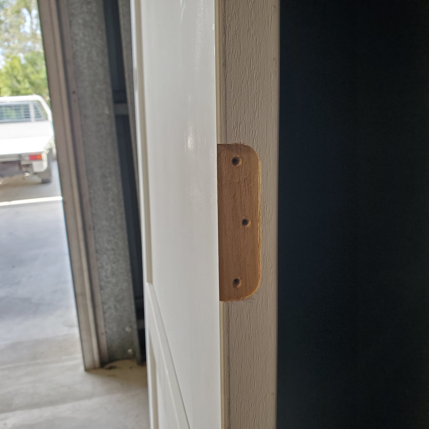 Internal Timber Door - 2340h x 820w Semi-Solid Core w/ 3 X Infil Panels  (PMOD10) *Factory 2nd* 30472