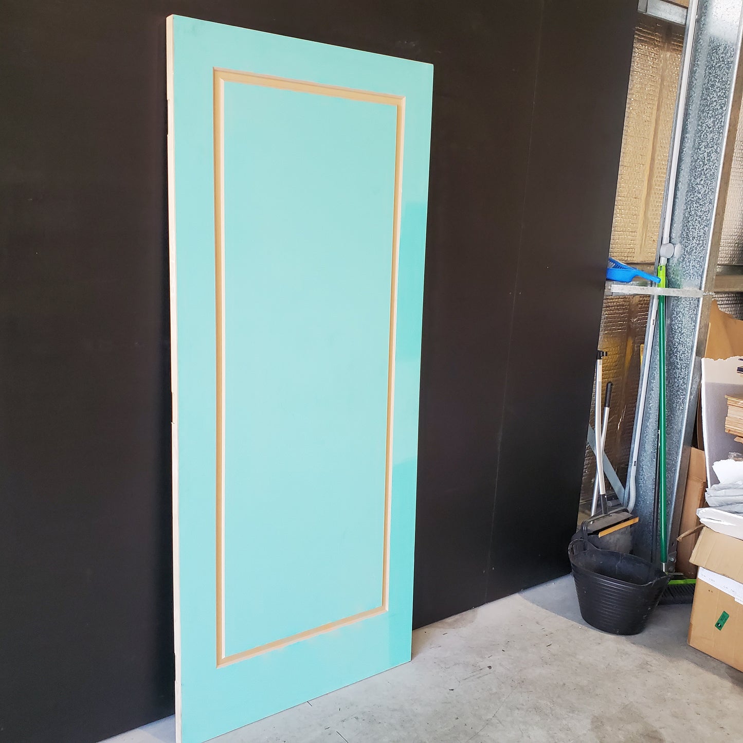 Timber Entry Door - 2040h x 870w x 45mm Solid Core w/ Pattern  (PURB1) *Factory Second* 30482