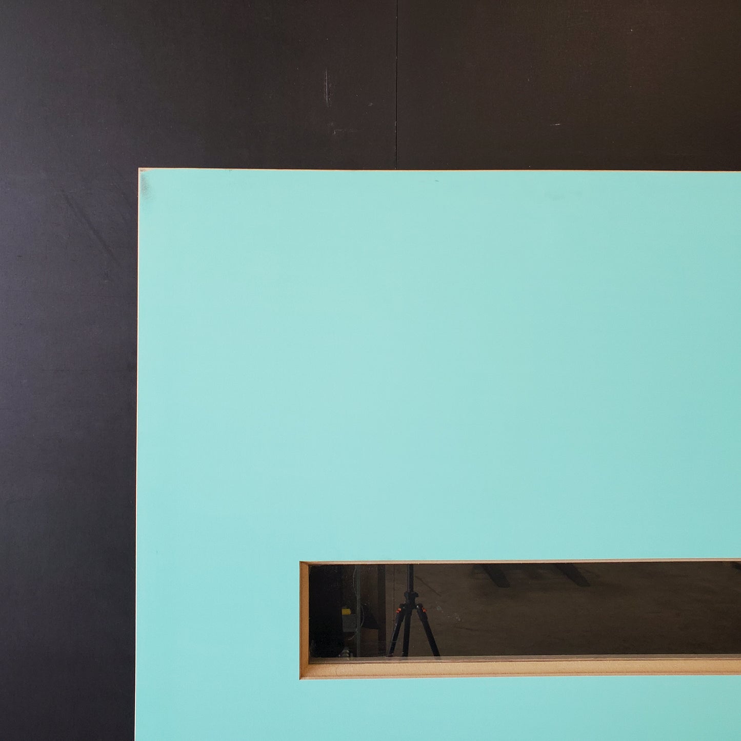 Timber Entry Door - 2340h x 870w Solid Core w/ 4 X Clear Glass  (PMAD104) *Factory Second* 30485