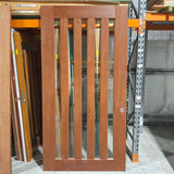 Timber Entry Door - 2340h x 1200w Solid Core w/ 5 x Clear Glass (XS45) *Factory 2nd* SKU: 20251