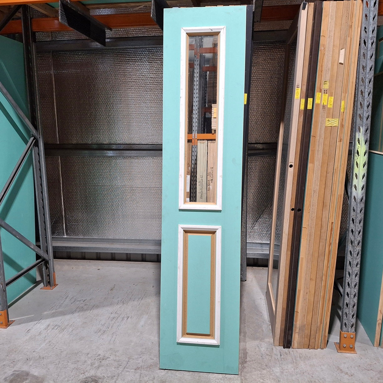 Sidelite - 2340h x 520w Solid Core External Sidelite w/ 1 x Mirror Glass *Factory 2nd* SKU: 20255