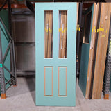Timber Entry Door - 2340h x 920w Solid Core w/ 2 x Clear Glass (XVP12) *Factory 2nd* SKU: 20267