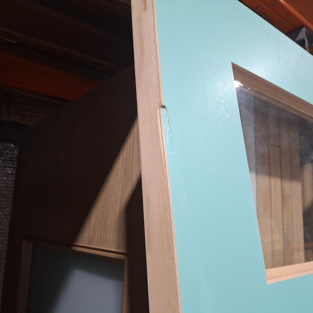 Timber Entry Door - 2340h x 820w Solid Core w/ 6 x Clear Glass (NEX36) *Factory 2nd* SKU: 20279