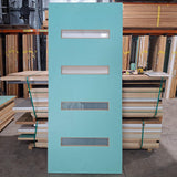 Timber Entry Door - 2340h x 1020w Solid Core w/ 4 x Obscure Glass (XN5) *Factory 2nd* 20295