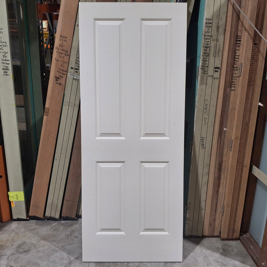 Timber Door - 2040h x 816w Hollow Core Interior Door w/ Pattern (OAK) *Factory 2nd* SKU: 20329